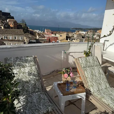 Seaview Terrace At Corfu Center! * Corfu (city)
